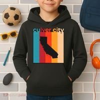 Culver City Retro California Kids Hoodie thumb 2