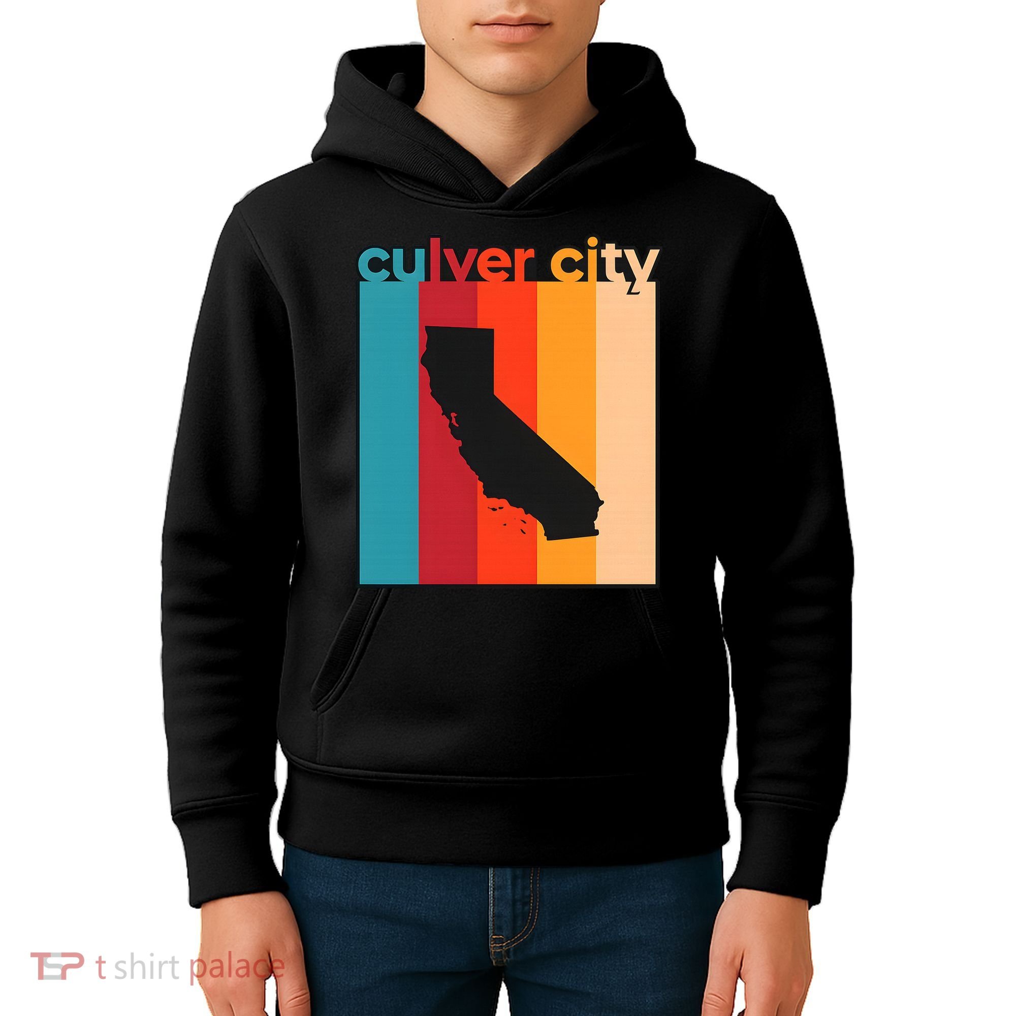 Culver City Retro California Kids Hoodie