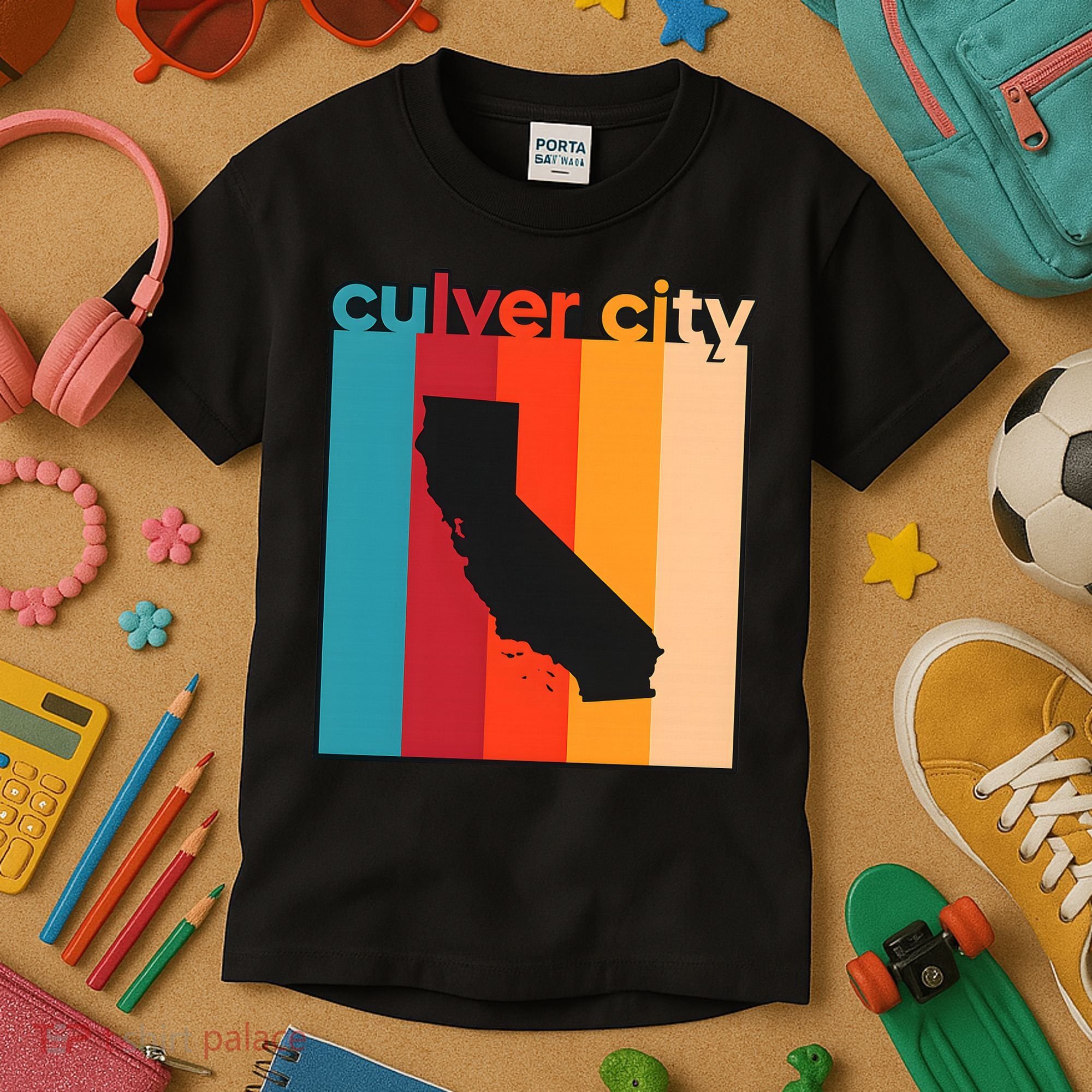 Culver City Retro California Kids T-Shirt