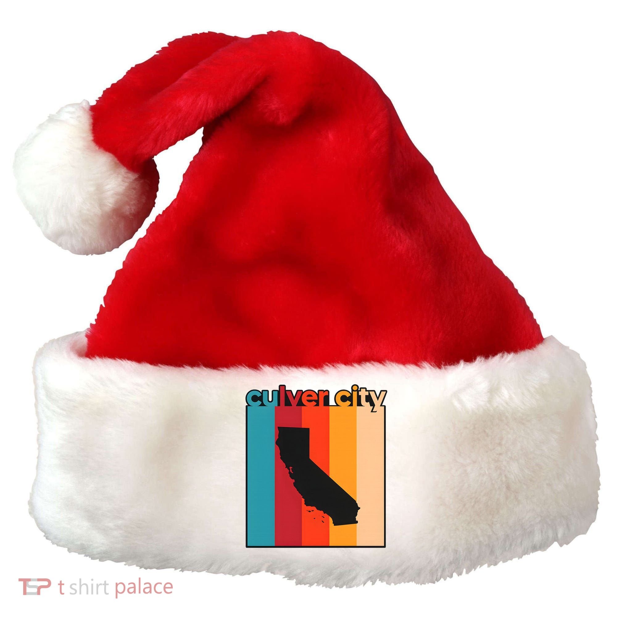 Culver City Retro California Santa Hat
