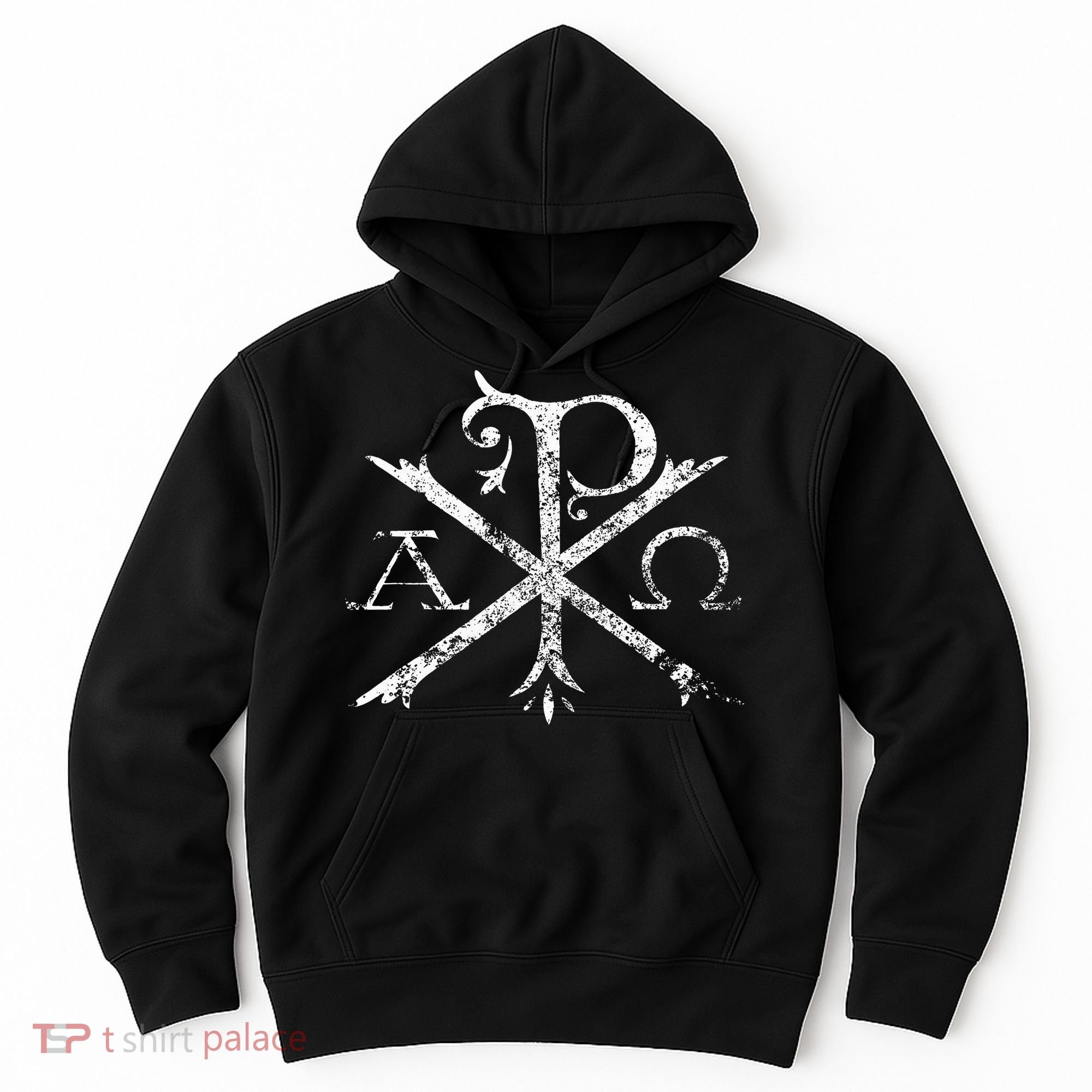 Christian Chi Rho Labarum Christogram Cross Faith Hoodie