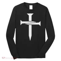Cross Embroidered Long Sleeve Shirt thumb 0