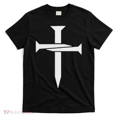 Cross Embroidered T-Shirt