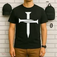 Cross Embroidered T-Shirt thumb 6