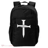 Cross Embroidered Backpack thumb 0