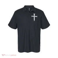 Cross Embroidered Polo thumb 0