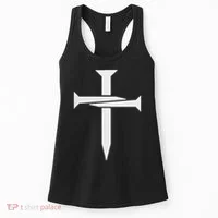 Cross Embroidered Women's Tank Top thumb 0