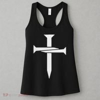 Cross Embroidered Women's Tank Top thumb 3