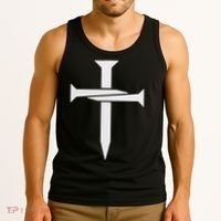 Cross Embroidered Tank Top thumb 3