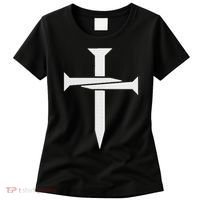 Cross Embroidered Women's T-Shirt thumb 0