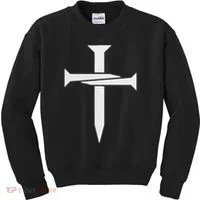 Cross Embroidered Kids Sweatshirt thumb 0
