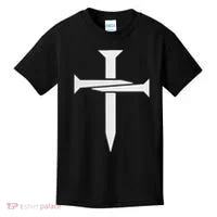 Cross Embroidered Kids T-Shirt thumb 0