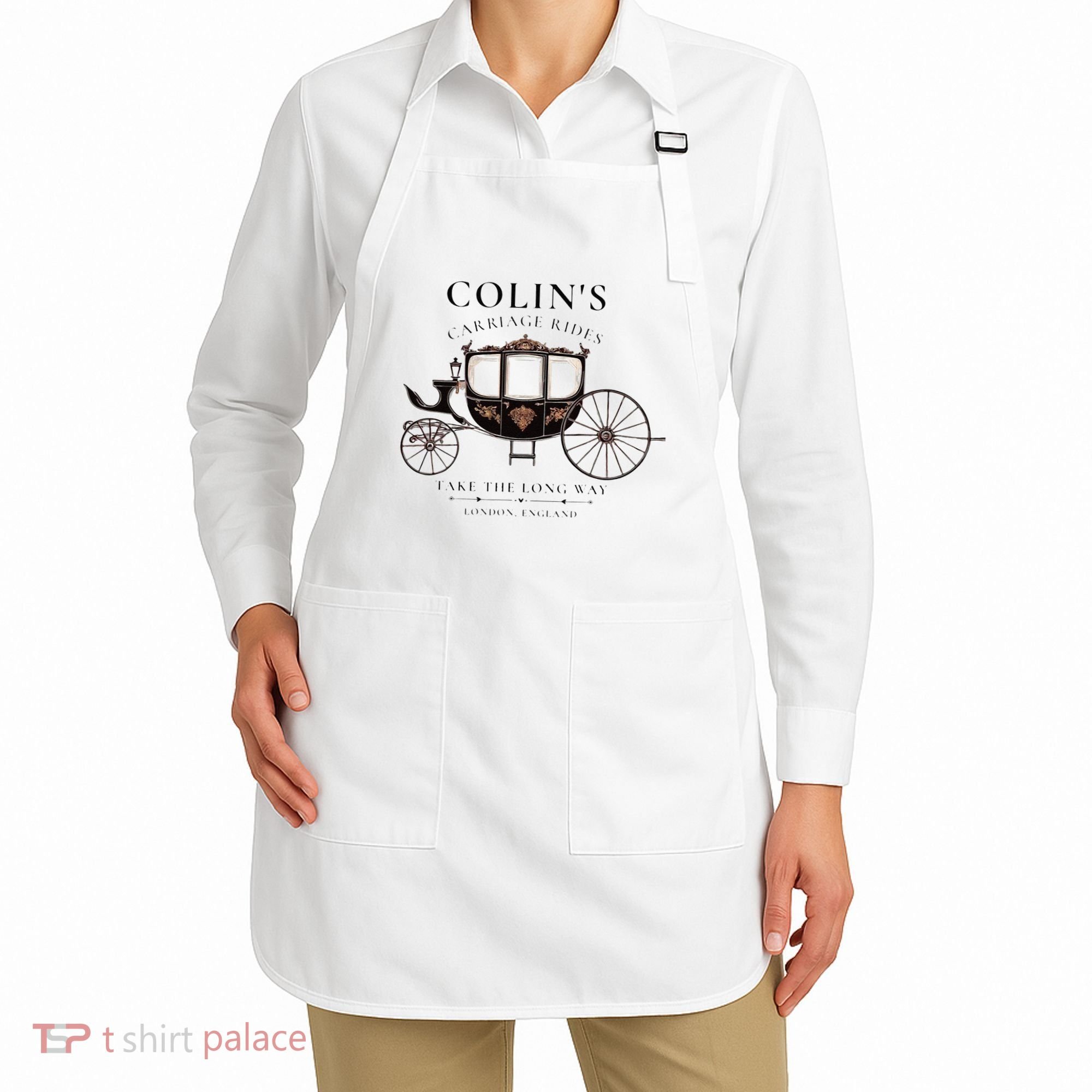 ColinS Carriage Rides Take The Long Way Apron