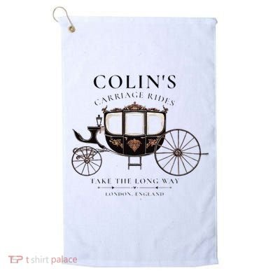 ColinS Carriage Rides Take The Long Way Golf Towel