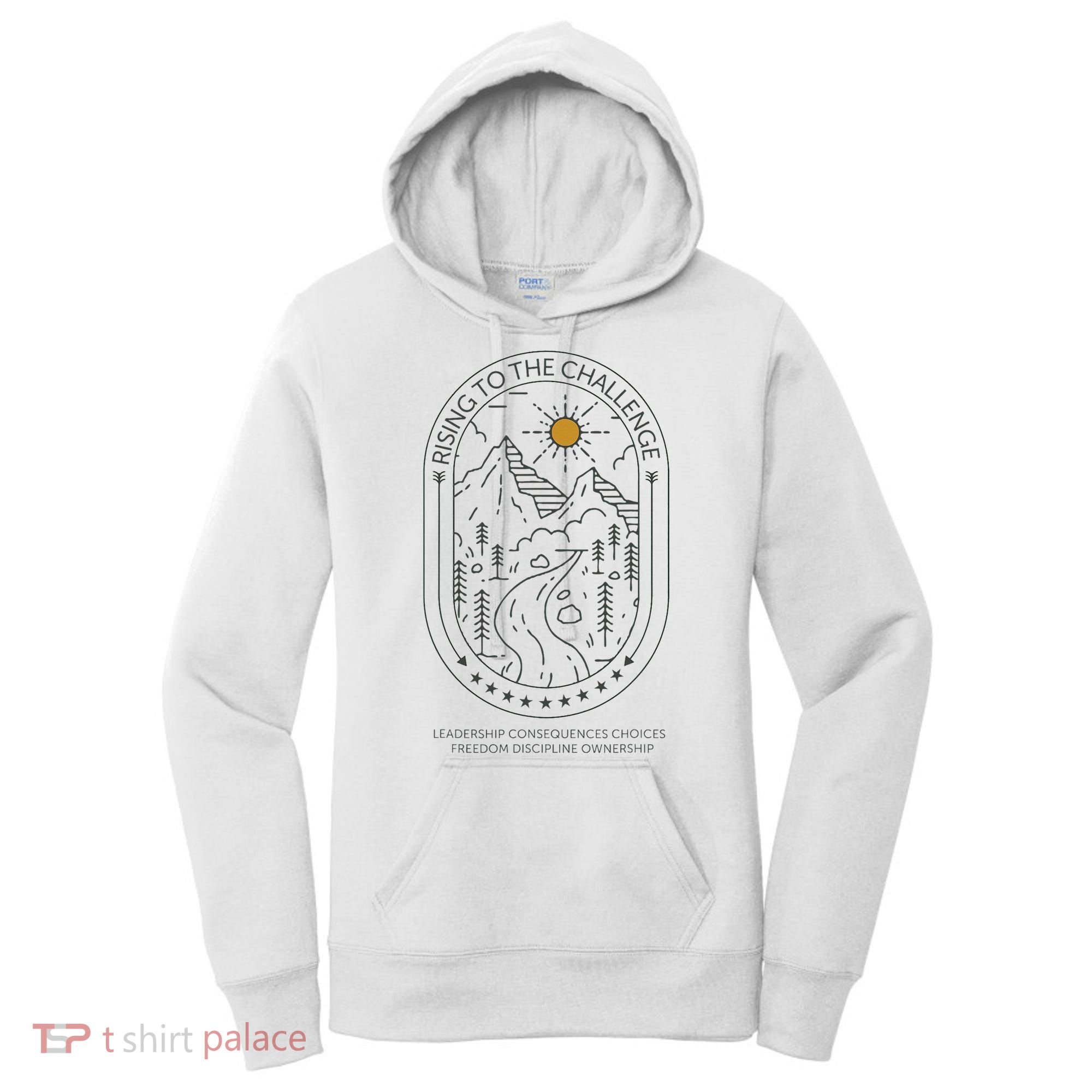 Classical Conversations Rising To The Challenge Mom Women's Hoodie