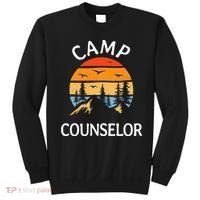 Camp Counselor Retro Summer Director Camper Staff Camping Sweatshirt thumb 0