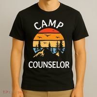 Camp Counselor Retro Summer Director Camper Staff Camping T-Shirt thumb 3