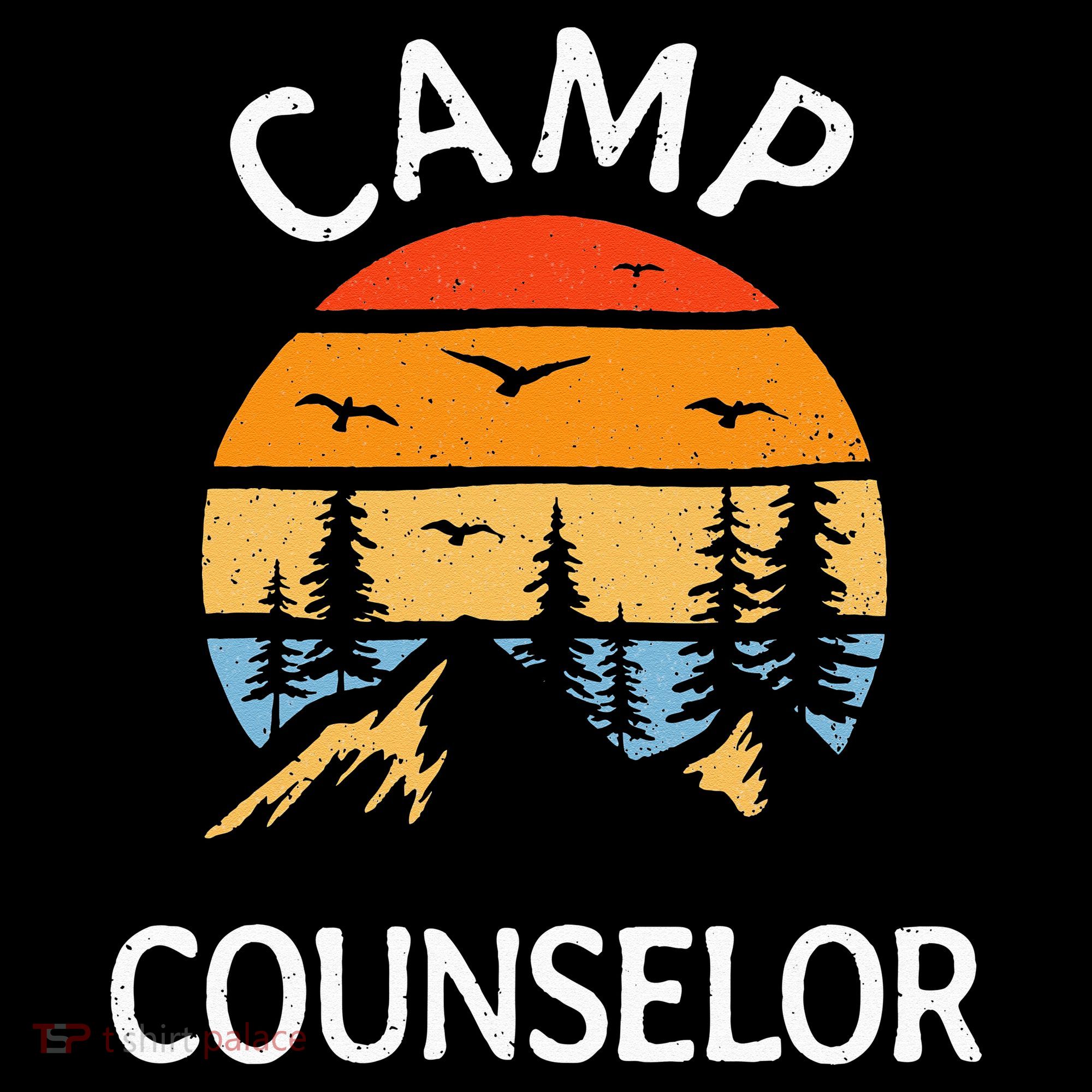 Camp Counselor Retro Summer Director Camper Staff Camping Women's Hoodie
