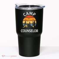 Camp Counselor Retro Summer Director Camper Staff Camping Tumbler thumb 0