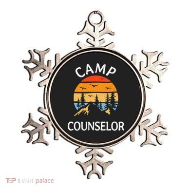 Camp Counselor Retro Summer Director Camper Staff Camping Ornament
