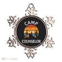 Camp Counselor Retro Summer Director Camper Staff Camping Ornament thumb 0