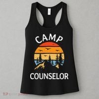 Camp Counselor Retro Summer Director Camper Staff Camping Women's Tank Top thumb 3