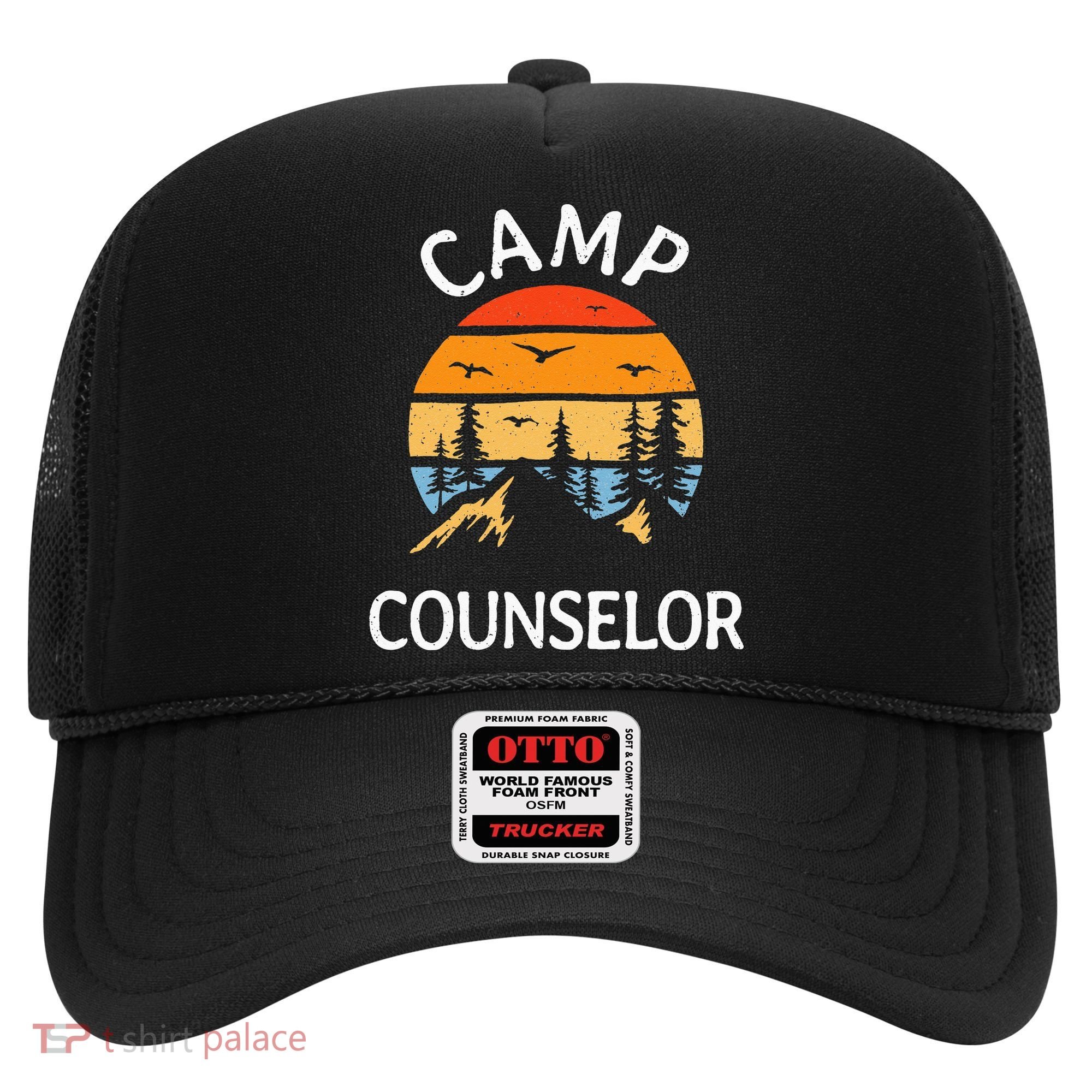 Camp Counselor Retro Summer Director Camper Staff Camping Hat