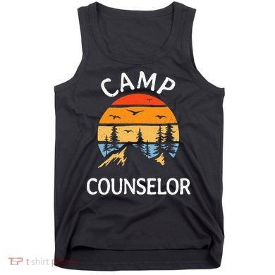 Camp Counselor Retro Summer Director Camper Staff Camping Tank Top