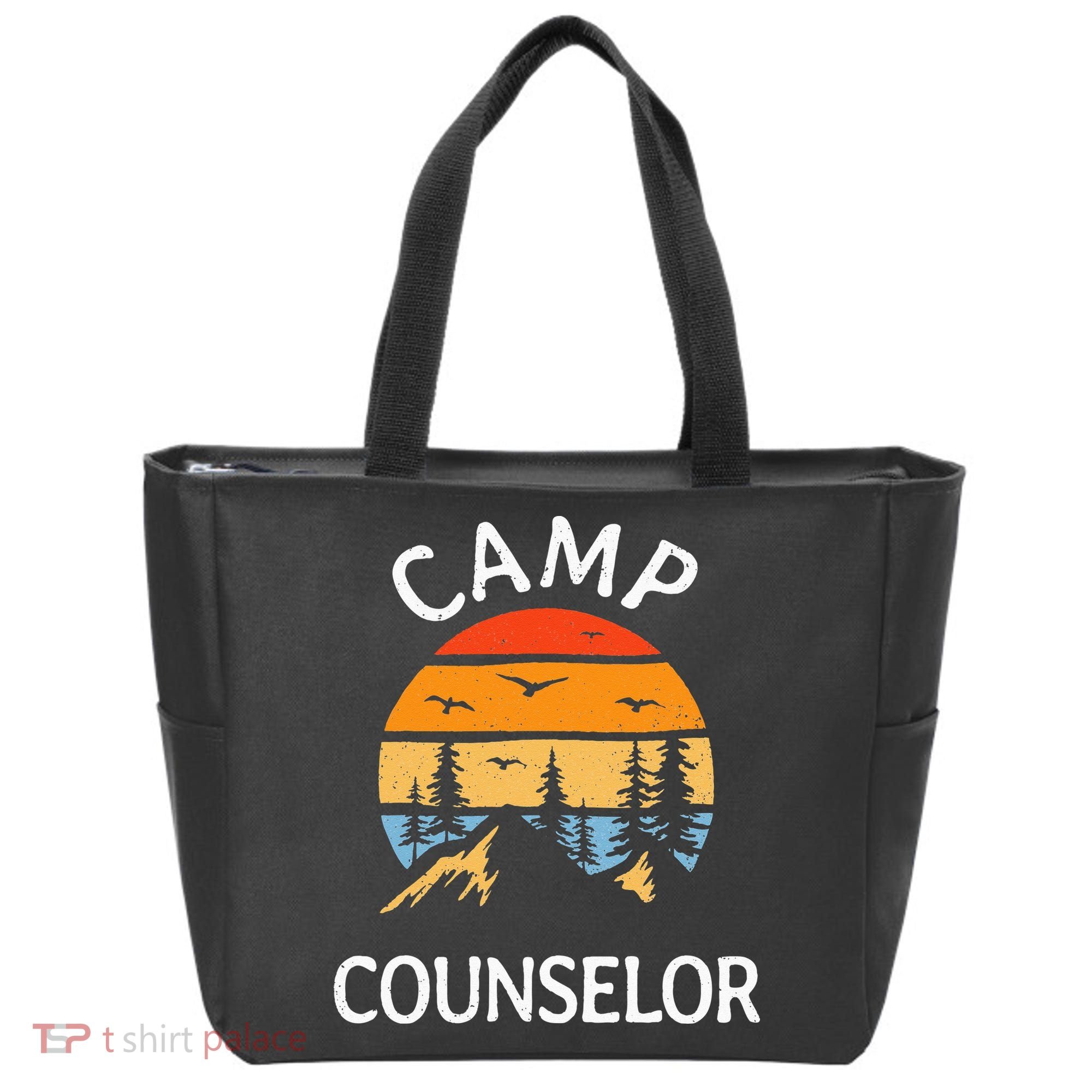 Camp Counselor Retro Summer Director Camper Staff Camping Tote Bag