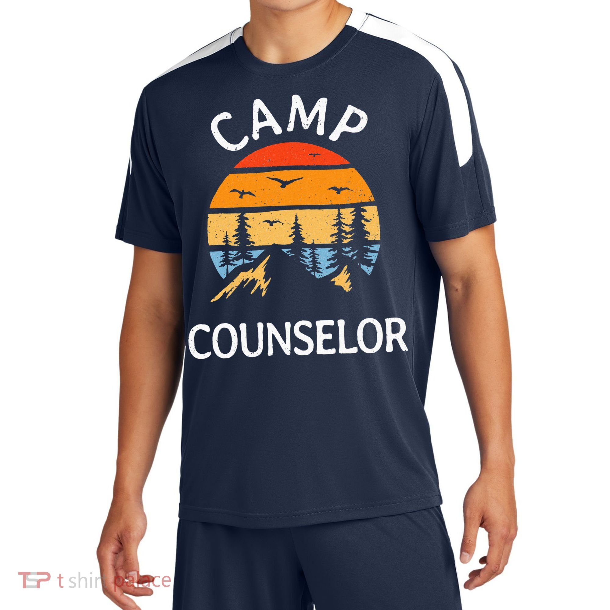 Camp Counselor Retro Summer Director Camper Staff Camping Sport-Tek Competitor United Soccer Jersey