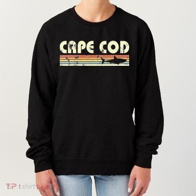 Cape Cod Retro Style with Shark graphic Women's Sweatshirt
