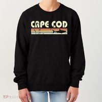 Cape Cod Retro Style with Shark graphic Women's Sweatshirt thumb 0
