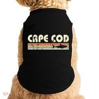 Cape Cod Retro Style with Shark graphic Doggie Tank thumb 0