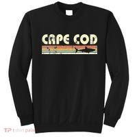 Cape Cod Retro Style with Shark graphic Sweatshirt thumb 0