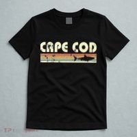 Cape Cod Retro Style with Shark graphic T-Shirt thumb 5