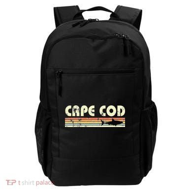 Cape Cod Retro Style with Shark graphic Backpack