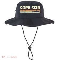 Cape Cod Retro Style with Shark graphic Bucket Hat thumb 0
