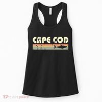 Cape Cod Retro Style with Shark graphic Women's Tank Top thumb 0