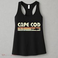 Cape Cod Retro Style with Shark graphic Women's Tank Top thumb 3