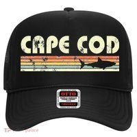 Cape Cod Retro Style with Shark graphic Hat thumb 0