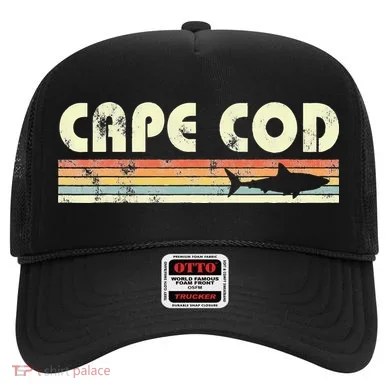 Cape Cod Retro Style with Shark graphic Hat