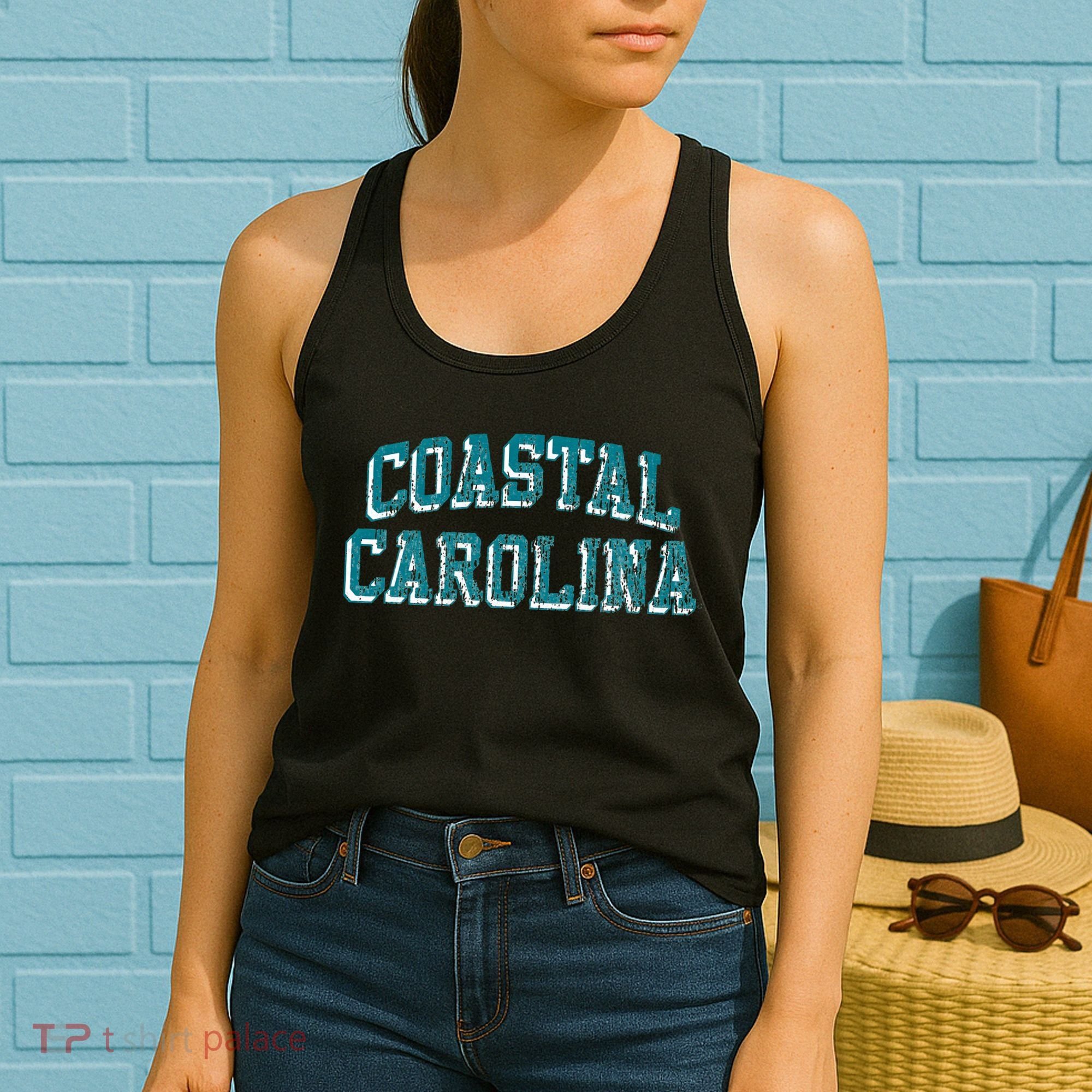 Coastal Carolina Retro Arch Logo Women's Tank Top
