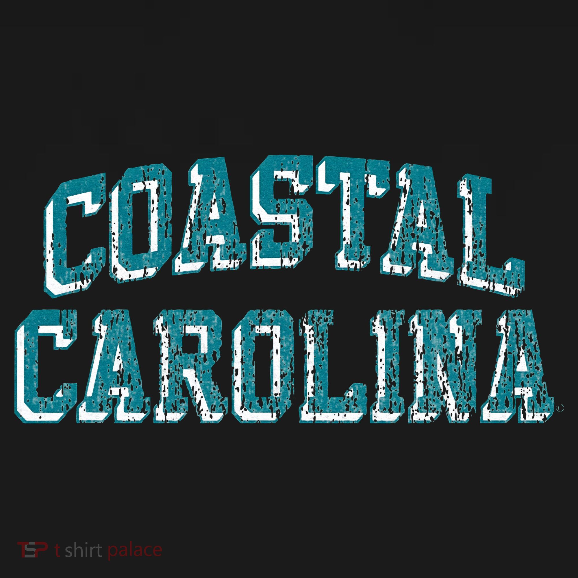 Coastal Carolina Retro Arch Logo Visor