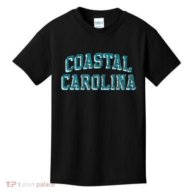 Coastal Carolina Retro Arch Logo Kids T-Shirt