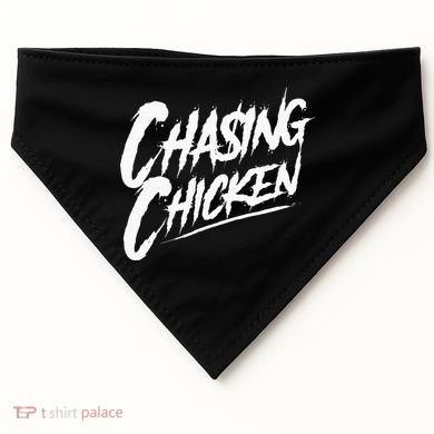 Chasing Chicken Rap Get Money Chasing Chicken USA-Made Doggie Bandana
