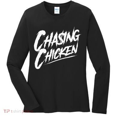 Chasing Chicken Rap Get Money Chasing Chicken Women's Long Sleeve Shirt