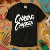 Chasing Chicken Rap Get Money Chasing Chicken Kids T-Shirt thumb 3