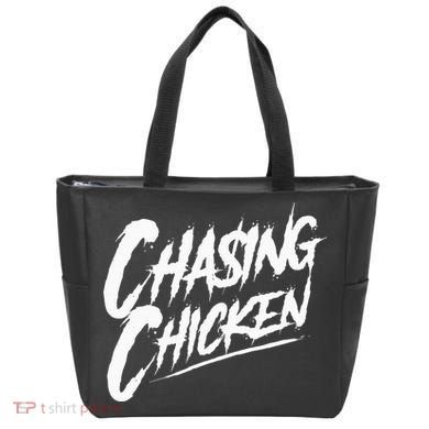 Chasing Chicken Rap Get Money Chasing Chicken Tote Bag