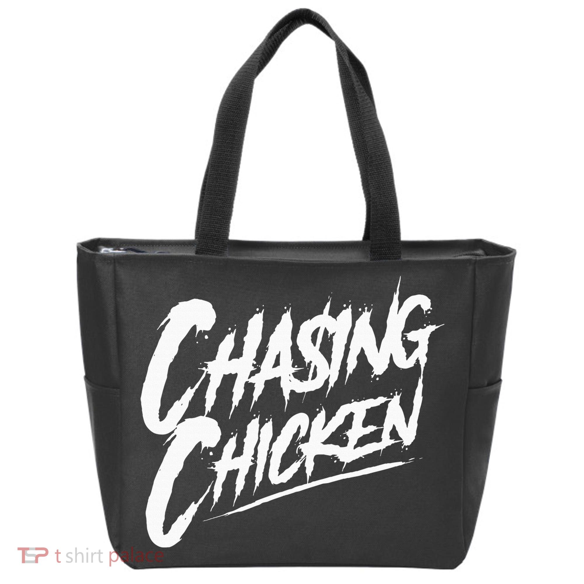 Chasing Chicken Rap Get Money Chasing Chicken Tote Bag