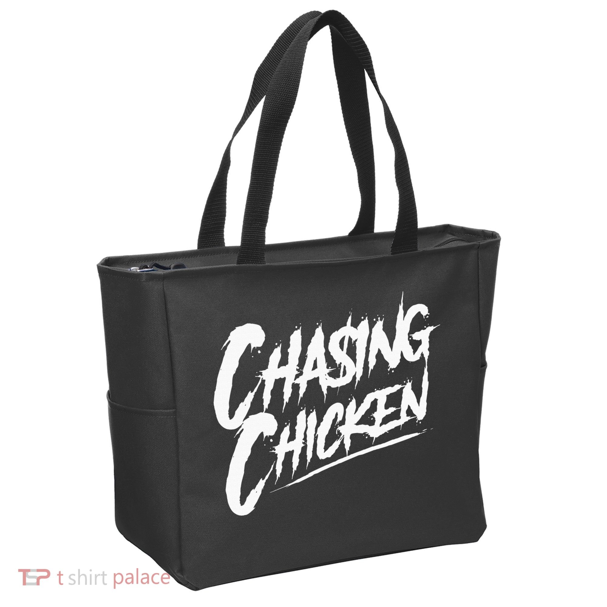 Chasing Chicken Rap Get Money Chasing Chicken Tote Bag